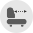 sliding backrest